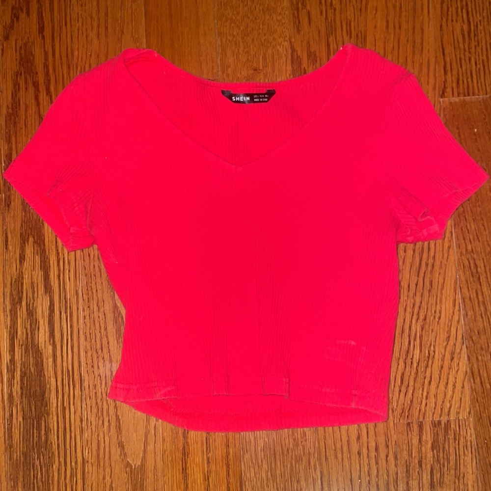 Red Crop Top - Picture 2 of 3